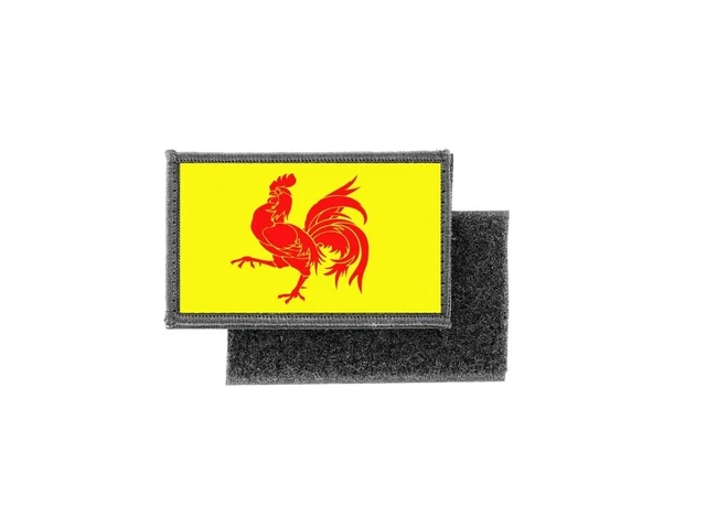 Patch écusson Imprimé Camouflage Breton - Drapeau Bretagne - 5x8cm - Auto-agrippant