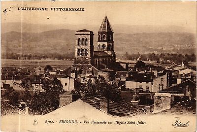 CPA AK L'Auvergne BRIOUDE - Vue d'Ensemble sur l'Église St-JULIEN (585529)