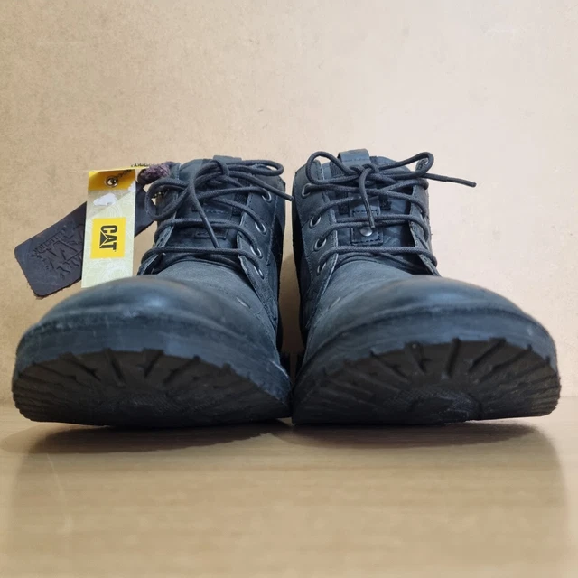 CATERPILLAR CAT BOOTS - Legendary Raw Collection Leather Black - Size ...