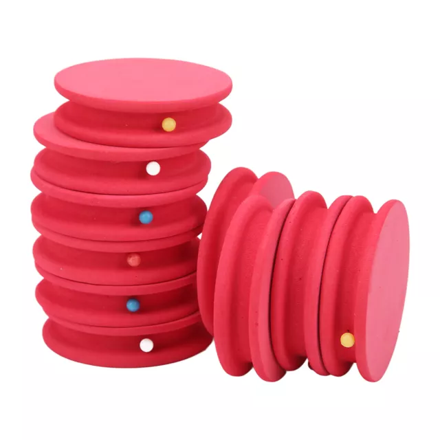 CHDE Foam Rolls 10 Medium Soft Fishing Foam Rolls Pink