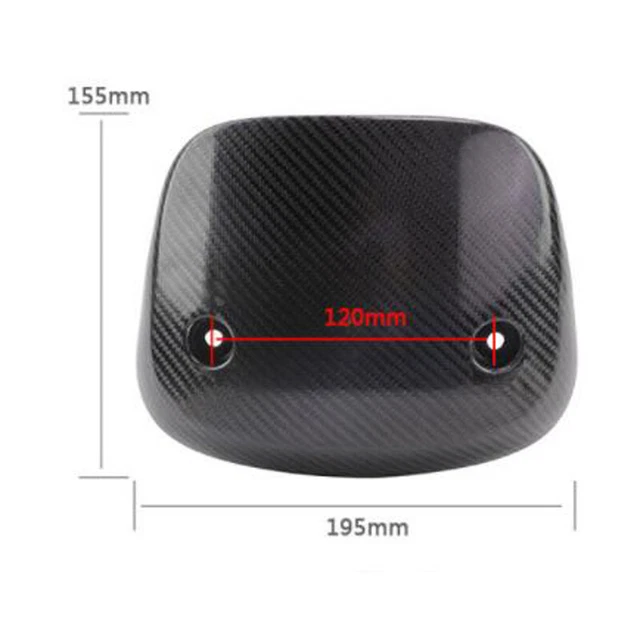 Carbon Fiber Modified Motorcycle Scooter Headlight Fairing Windshield Windscreen