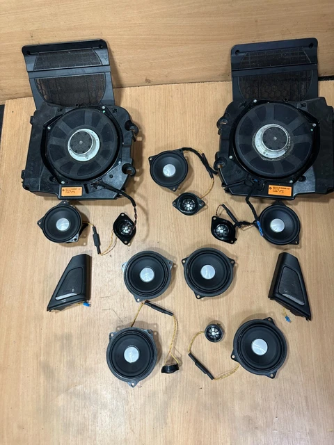 BMW 5 SERIES F10,F11 Harman Kardon Full Speaker Set 65139169687/ Ref ...