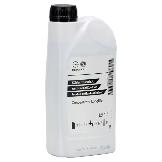 GENUINE VAUXHALL DEXCOOL Antifreeze/Coolant Concentrated Long Life 1L