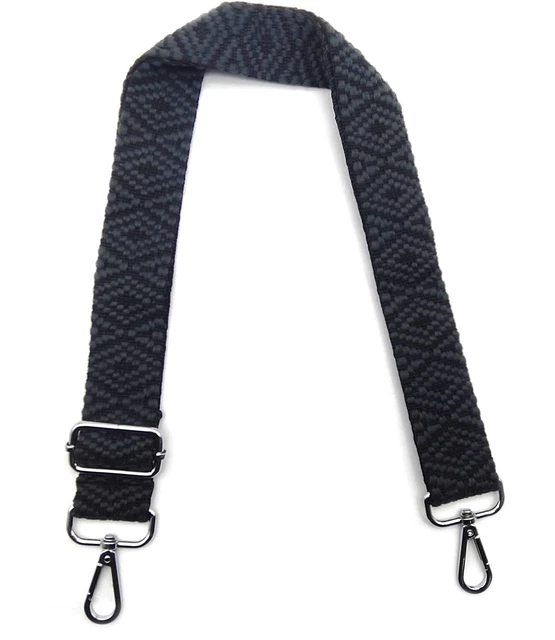 CHUANFU 2er Set Taschengurte - Schwarz, Verstellbar 75-140 Cm, Mit Karabiner, 3.8 Cm Breit