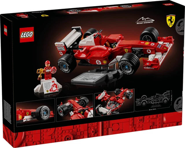 LEGO ICONS F1: Ferrari F2004 & Michael Schumacher (11375) £73.48 ...