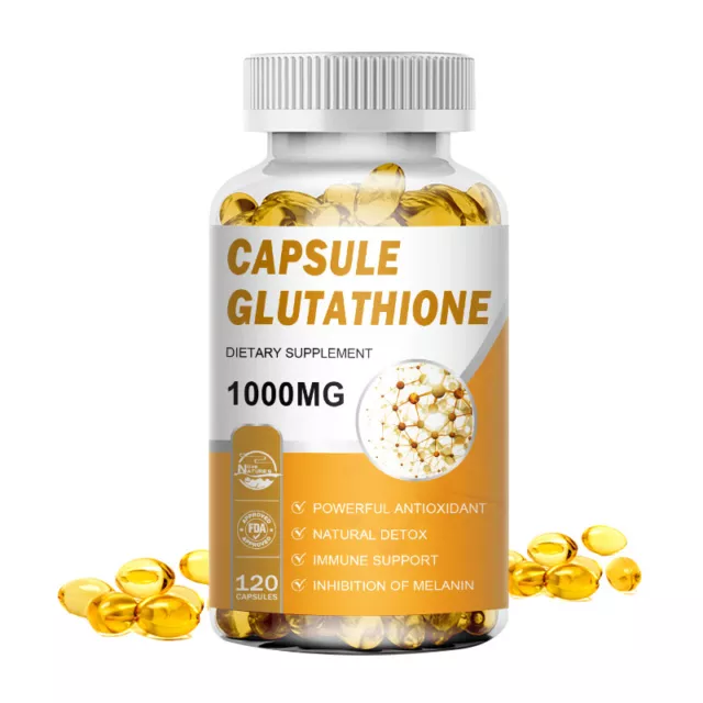 L-Glutathion 1000 mg Lebergesundheit Starkes Antioxidans 60/120 Kapseln 2