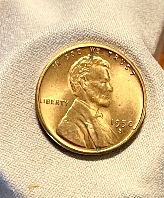 1950-S Lincoln Wheat Cent Penny GEM BU RED *UNCIRCULATED* MS FREE S&H