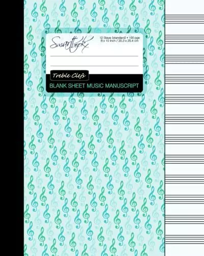 Blank Sheet Music: Manuscript or Staff Paper for Musicians (A la