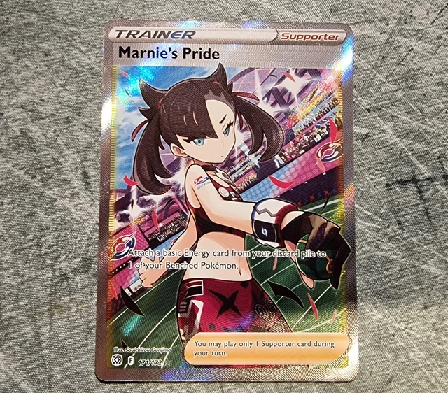 Pokemon - Marnies Pride - 171/172 - Full Art - Brilliant Stars - NM/M Pack Fresh
