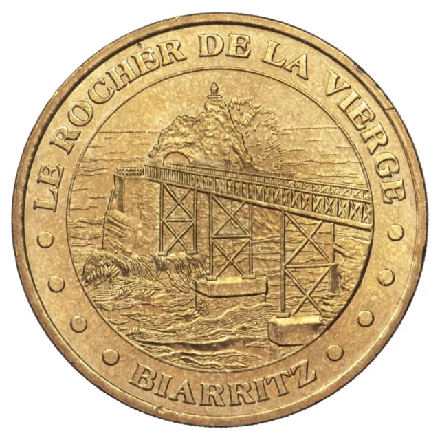 Francia Ficha turística mdp Roca Del Virgen 2003 Monnaie de Paris Biarritz