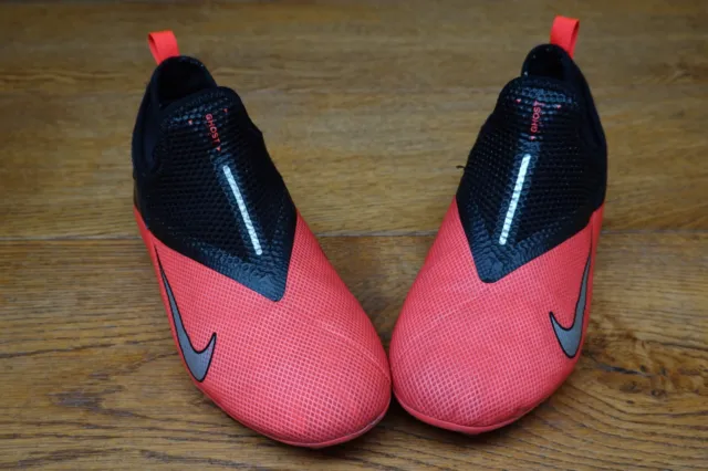 Nike Phantom Vision VSN 2 Academy FG Football boots Black & Crimson - UK 2.5