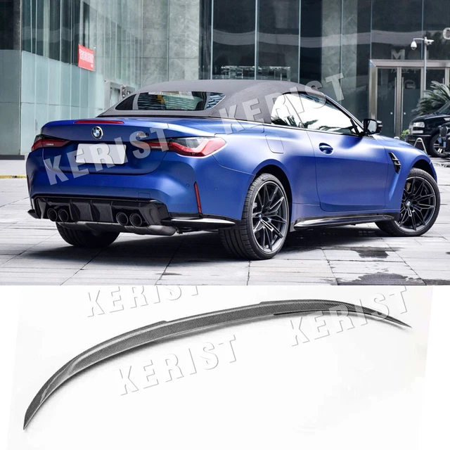 Carbone Fibre Arrière Coffre Spoiler Aile Lèvre pour BMW M4 4 Séries Convertible