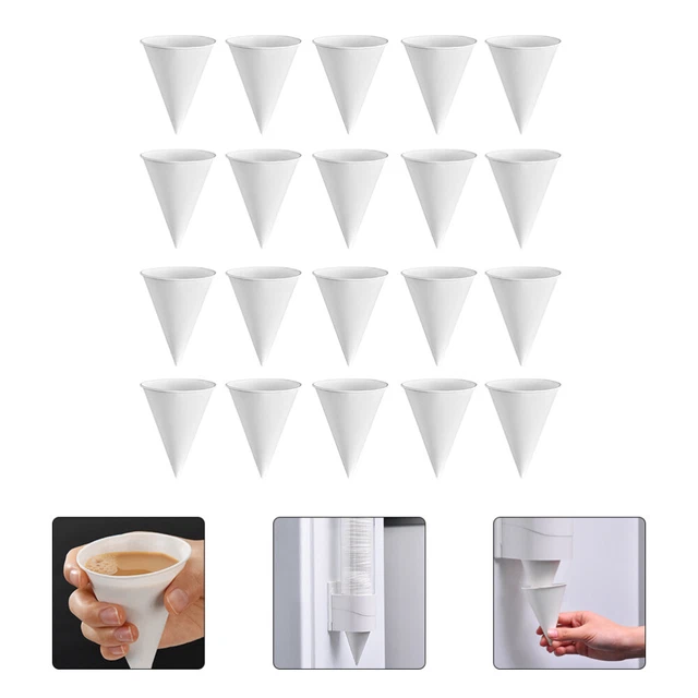 250 Pcs Kegel Pappbecher Kegelbecher Für Wasserkühler Verkostungsbecher Bankett