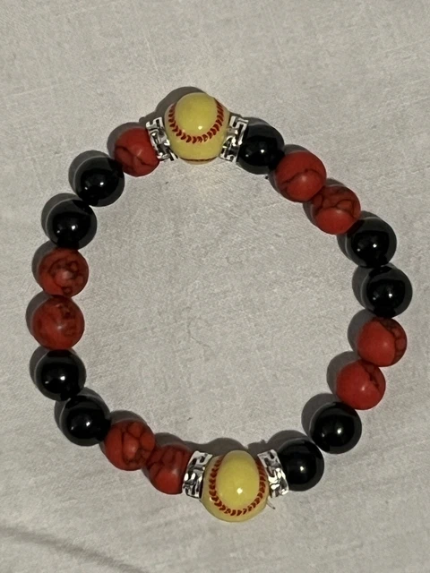 Luxurious Bracelet fromNatural Stone Beads Jewelry Christmas Gift Softball