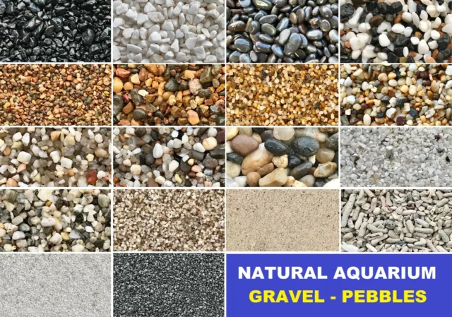 Aquarium Natural Gravels Gravel Pebbles Stones Fish Tank Aquascape Terrarium