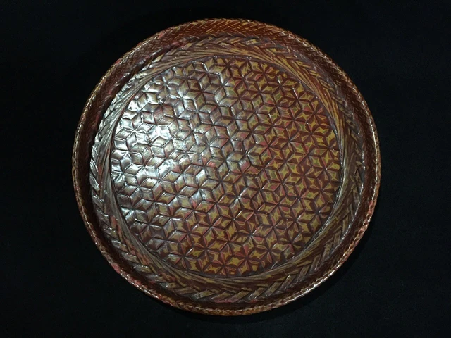 Mini Plateau Rond Laque Japonaise Tsugaru-nuri 17cm – Art De La Table, Fait Main