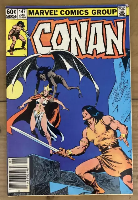 Conan #147 Jun 1983 Marvel Comics Group Vintage Comic Book Newsstand