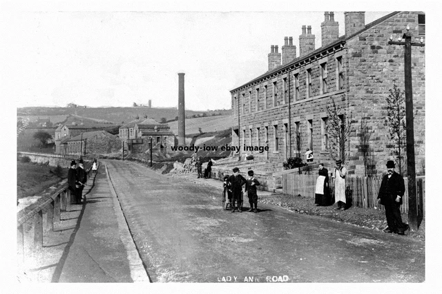 pt2294 - Lady Ann Road , Batley , Yorkshire in 1904 - print 6x4