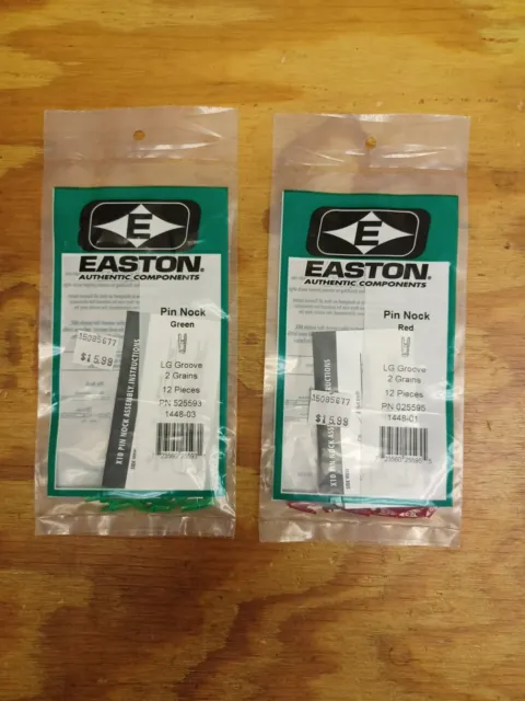 12 pk - Easton Large Groove Pin Nocks
