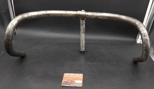 Rare Ancien Guidon AVA Potence Soudée Vélo 1930 Old Bike