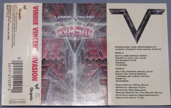 1980s Glam Metal Album Vinnie Vincent Invasion – SHM-CD Japan Import – Brand New Sealed Album Album CDs Gene Vincent