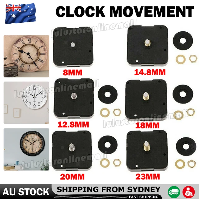 DIY-SILENT QUARTZ MOVEMENT Wall Clock Motor Mechanism Long Spindle ...