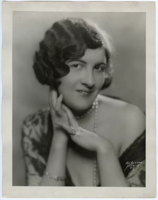 '29 Vintage Broadway Starlet Zola Gray DeBarron Large Format Photograph Art Deco