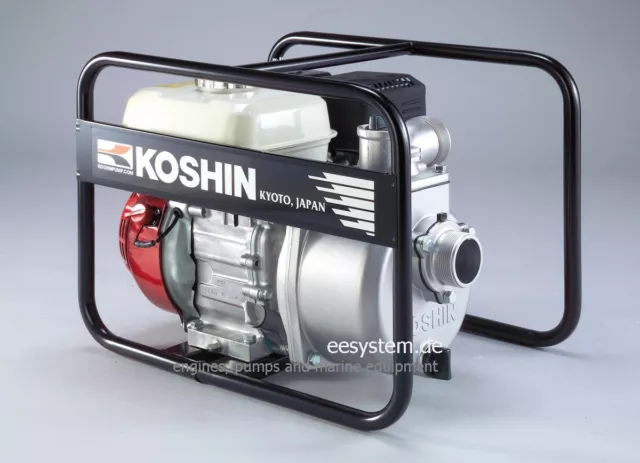 KOSHIN Japan Benzin-Brauchwasserpumpe 2 " SEH-50X 640 L/Min, GX-120 Honda Motor