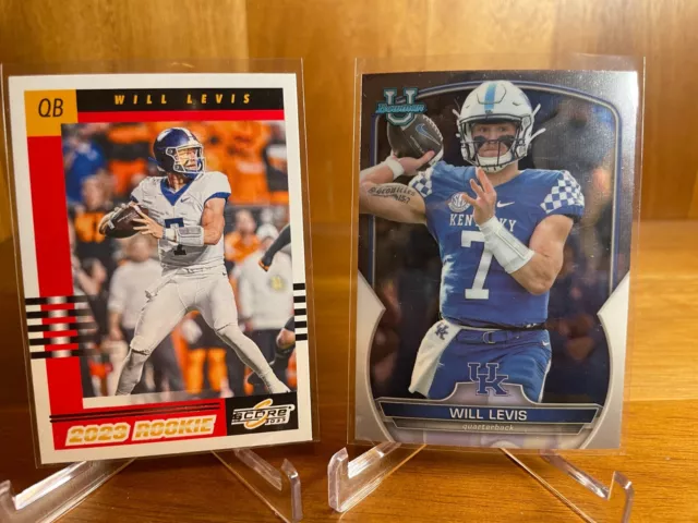 2022 Bowman U Chrome Will Levis #5 Kentucky Wildcats / Titans + Score Rookie