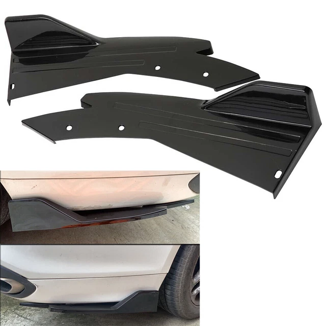 For Honda Civic Sport Hatchback Glossy Rear Bumper Lip Diffuser Splitter Spoiler