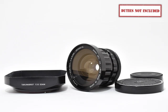 OPT MINT W/ Hood ] ASAHI PENTAX SUPER-TAKUMAR 6x7 55mm F/3.5 MF