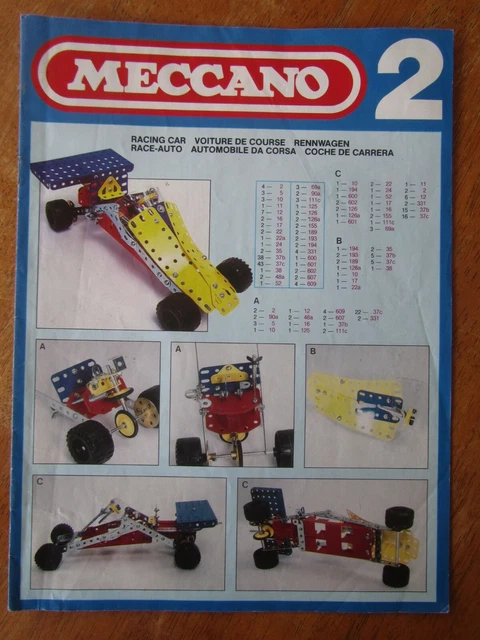 Ancienne boîte Meccano numéro 2 année 1954 - Jeux & Jouets