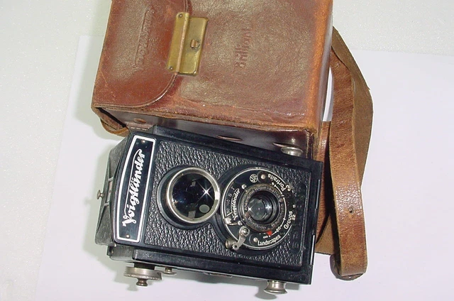 Película brillante Voigtlander 6x6 formato medio cámara Voigtar 7,5 cm F/6,3 lente