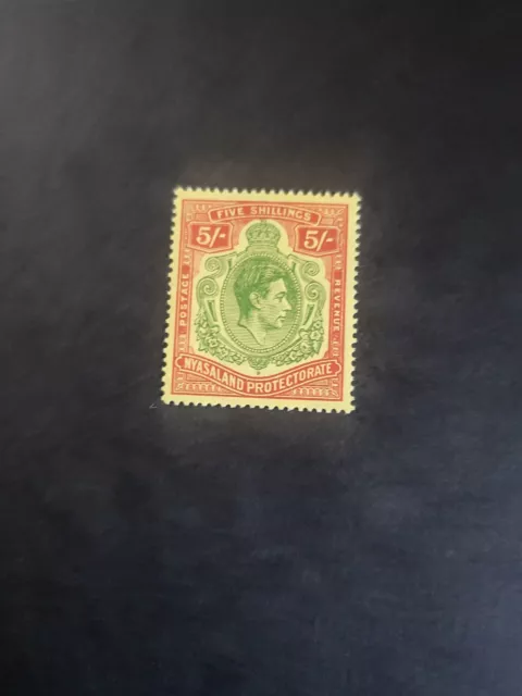 Stamps Nyasaland Protectorate Scott #65a never hinged