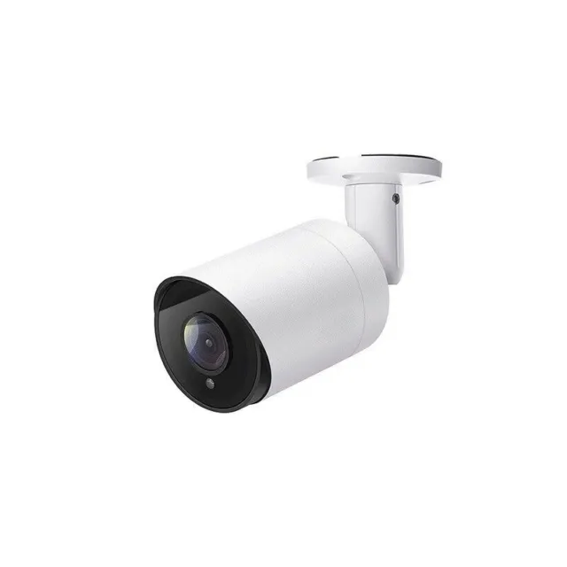 Caméra Bullet IP POE compatible Hikvision 5MP IP66 Métal Blanc