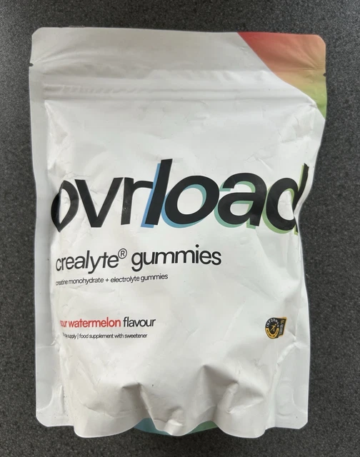 OVRLOAD CREALYTE GUMMIES, Creatine - 1 Month Supply - Sour Watermelon ...