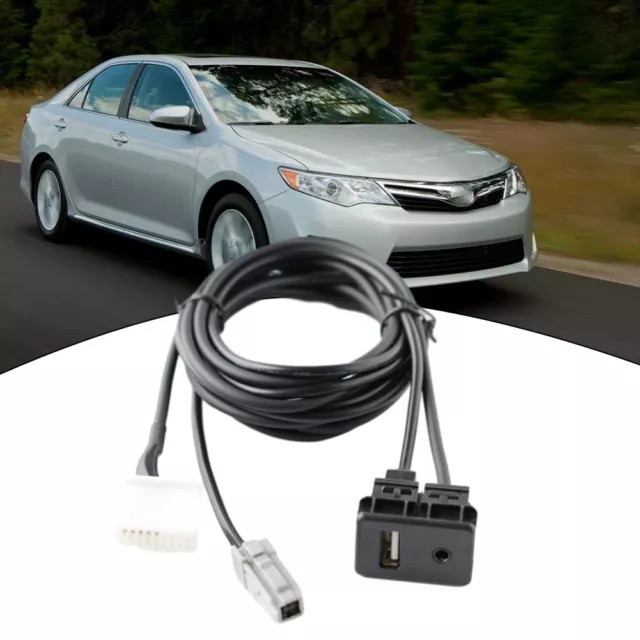 Câble radio de voiture premium AUX USB 20 broches pour Toyota processus d'insta