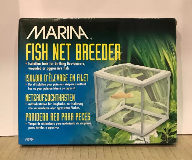 Marina Fish Net Breeder Isolation Tank for Birthing, Wounded or Aggressive Fish