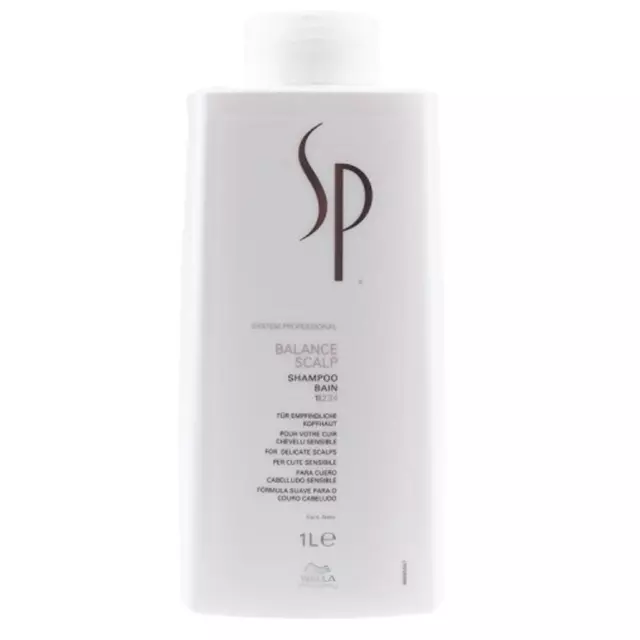 Shampoo Anticaduta Capelli Cute Sensibile WELLA SP Balance Scalp Shampoo 1000 ml