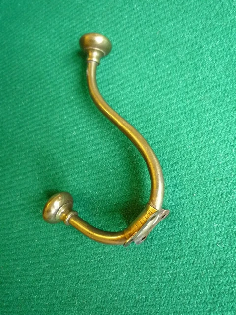 Original victorian brass hat/coat hook