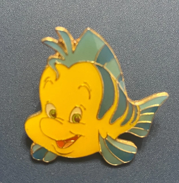 DISNEY PIN FLOUNDER Vintage The Little Mermaid £6.00 PicClick UK