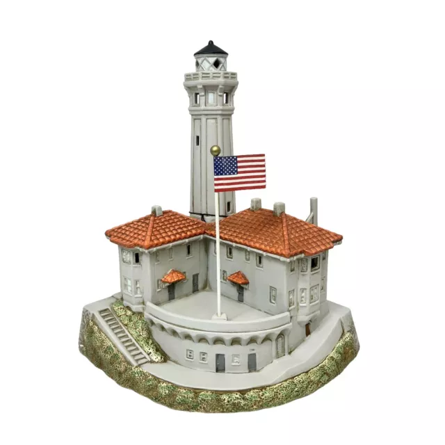1997 Lefton Historic Lighthouse Collection Lighted Alcatraz, CA Historic #11526