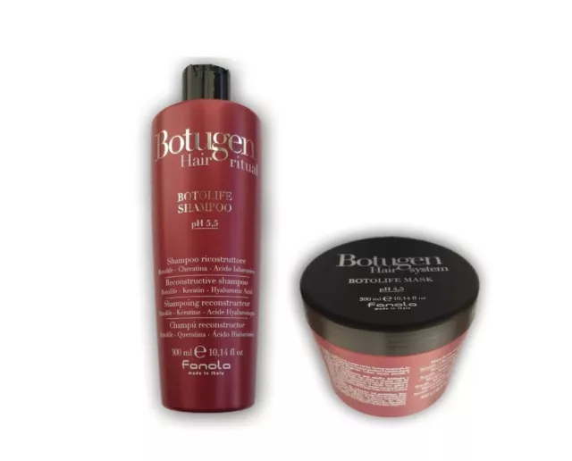 Fanola/Botugen Hair System-Botolife "Kit" Shampoo 300ml & Maske 300ml/Haarpflege