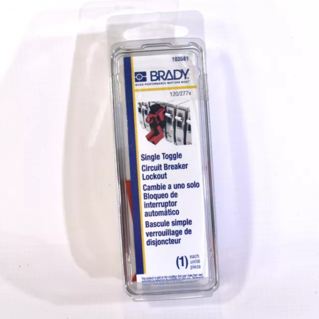 Brady Circuit Breaker Lockout Single Toggle 103581