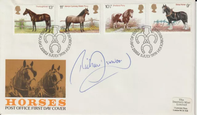 Richard Dunwoody - Signed - " Horses " First Day Envelope