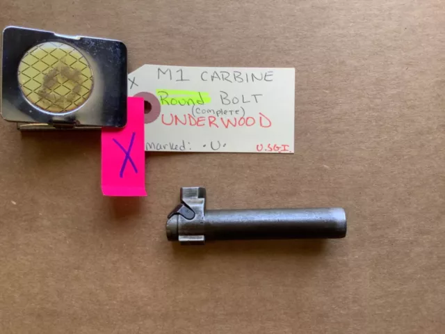 M1 Carbine Underwood Round Bolt  USGI  CAR30-138  X