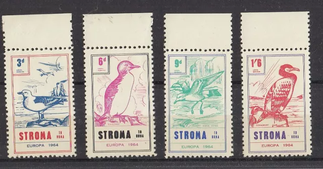 Cinderella Stroma To Huna Bird Europe 1964 - 4 Values (MNH)