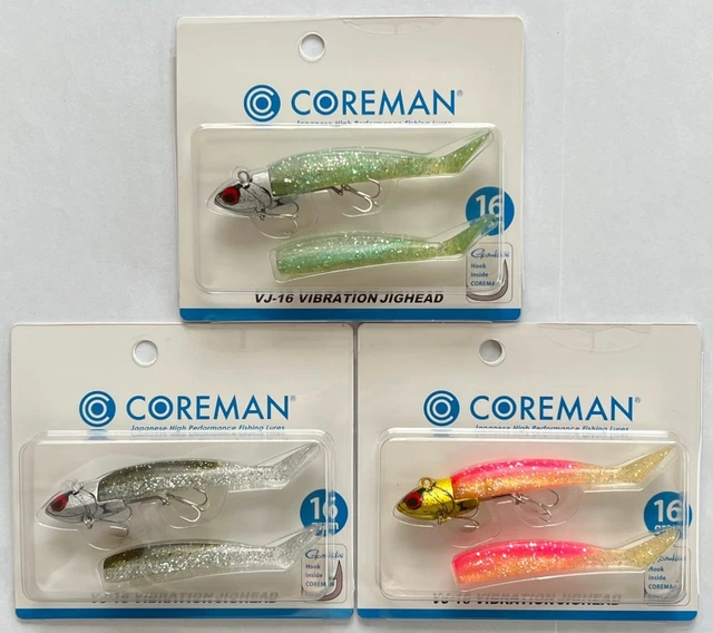 COREMAN•VJ-36•VIBRATION.JIGHEAD✖⑧ CORE MAN VJ-36 Vibration Jig Head PH Kaimura Pearl Used