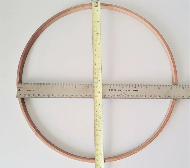 Manijas de cesta de aro redondo, de 3"" a 13", varios tamaños cestería artesanías 2