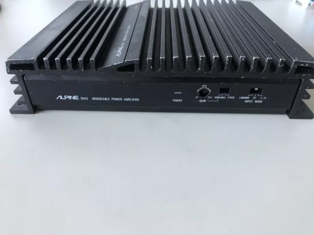 Verstärker bridgeable power amplifier Alpine 3542 duo ß circuit 2x60W 4Ohm 3